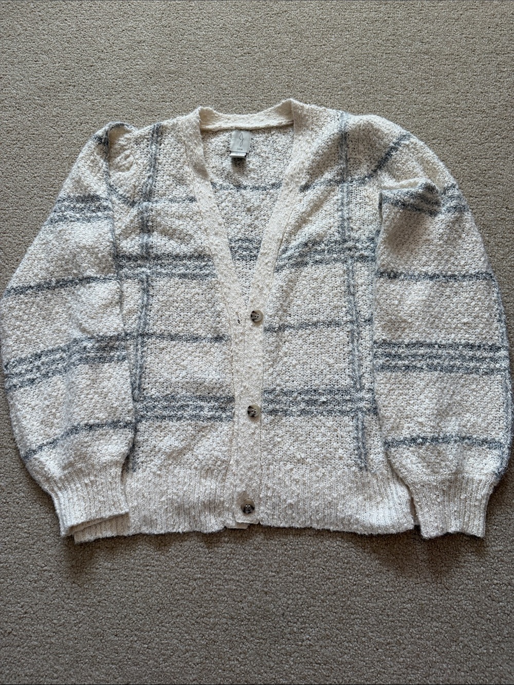 Joie Button Front Sweater size L